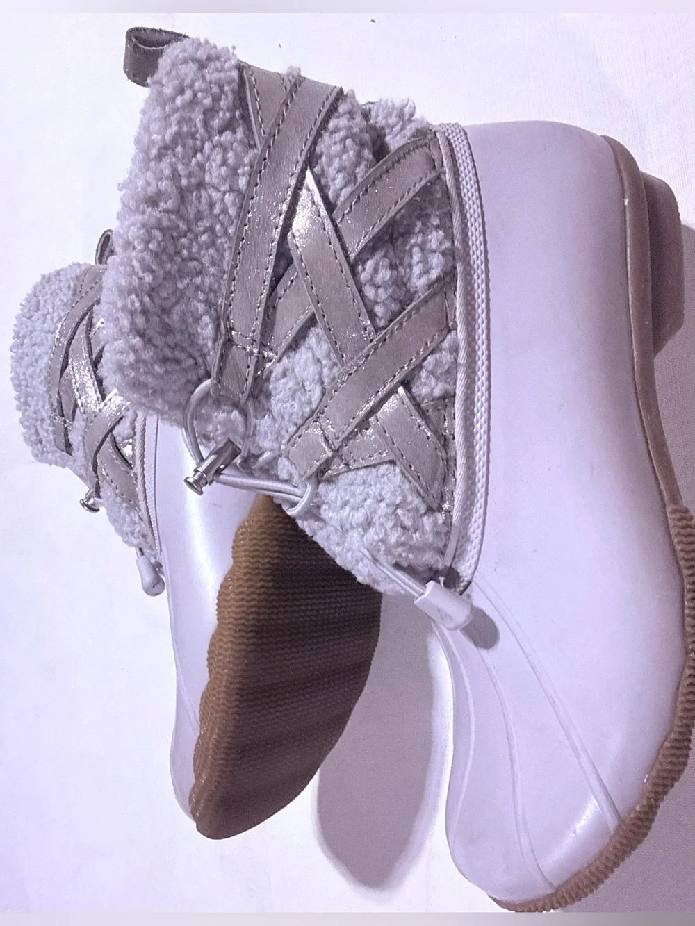 Sperry Women’s Shoes - White and Gray Interior Label